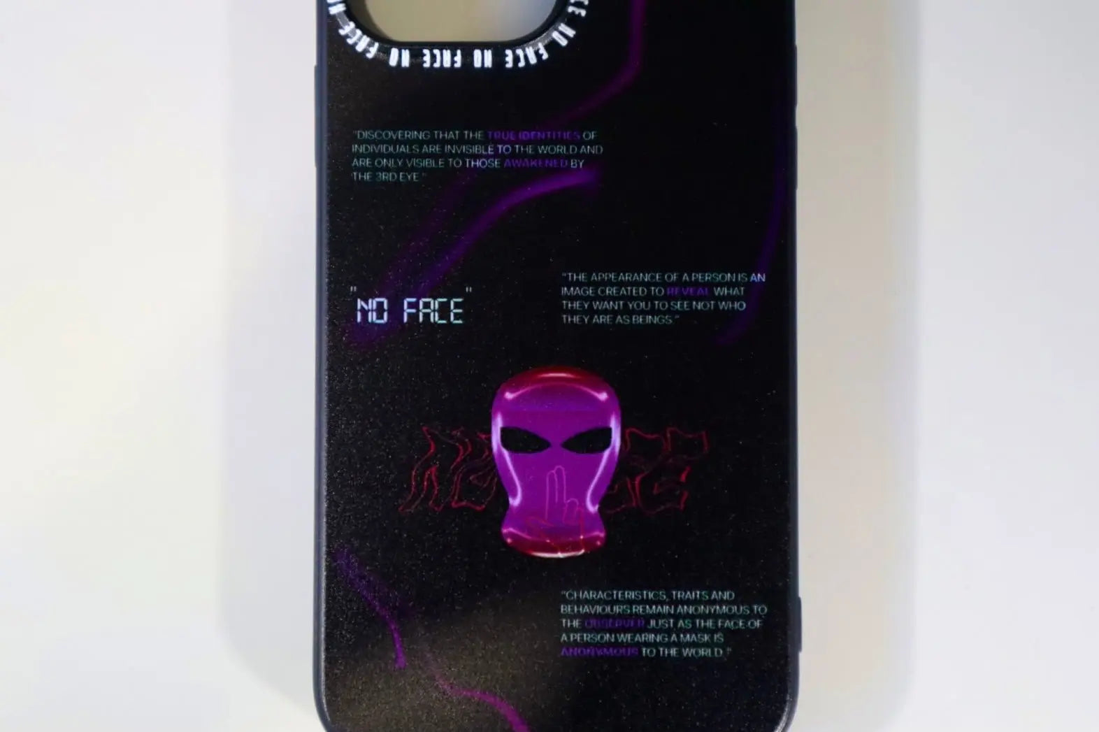 'HIDDEN GHOST' PHONE CASE FOR iPHONE - No Face Cases