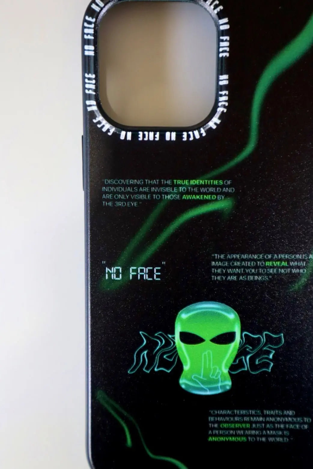 'HIDDEN GHOST' PHONE CASE FOR iPHONE - No Face Cases